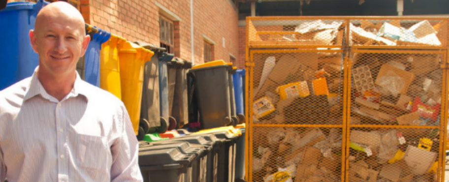 Profitable shopping centre waste management